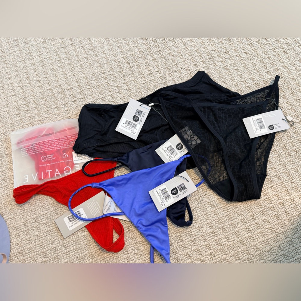 Negative Underwear bundle of 6 XS